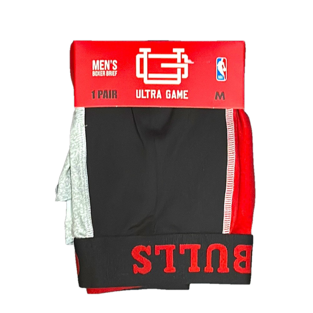 Mens Chicago Bulls Licensed Boxer Briefs - Size Medium - NWT